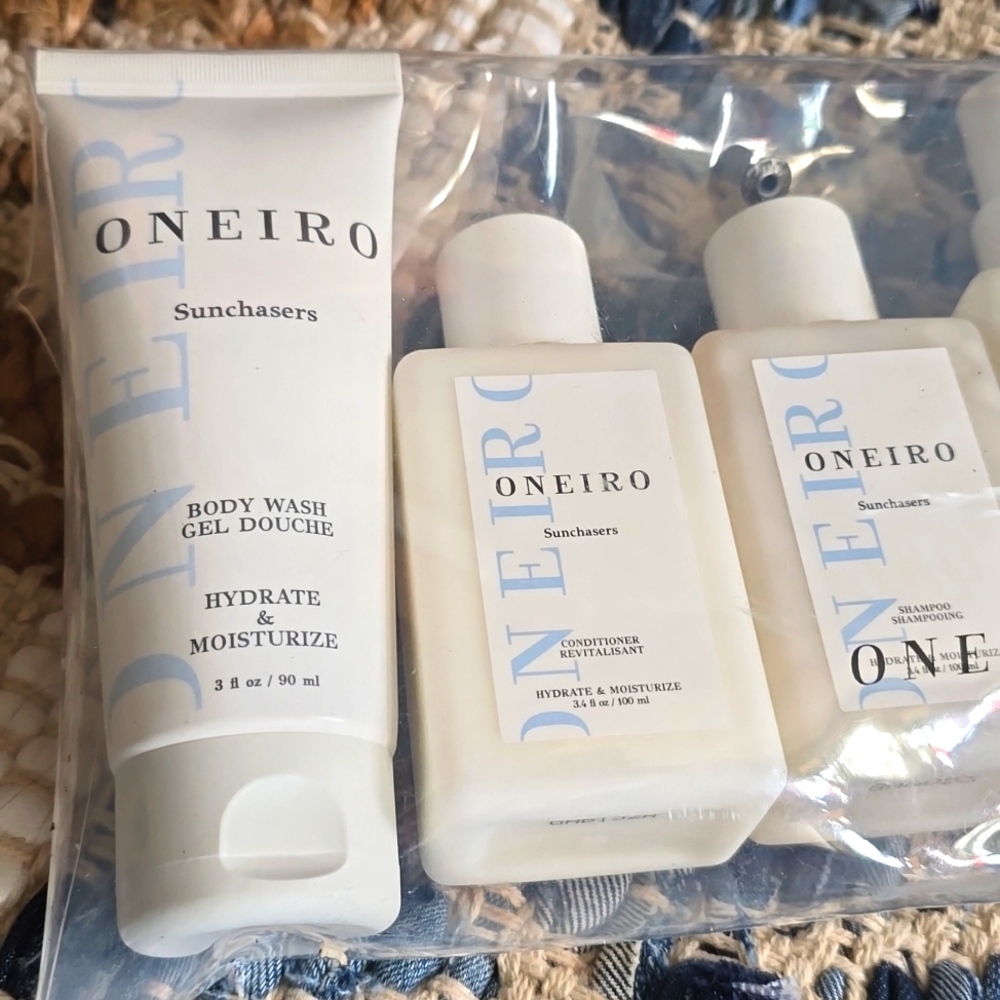 LUXURY Skin ONIERO • SUNCHASERS 5 pc Travel Kit • Brand New Luxury Hair & Body - Picture 3 of 7
